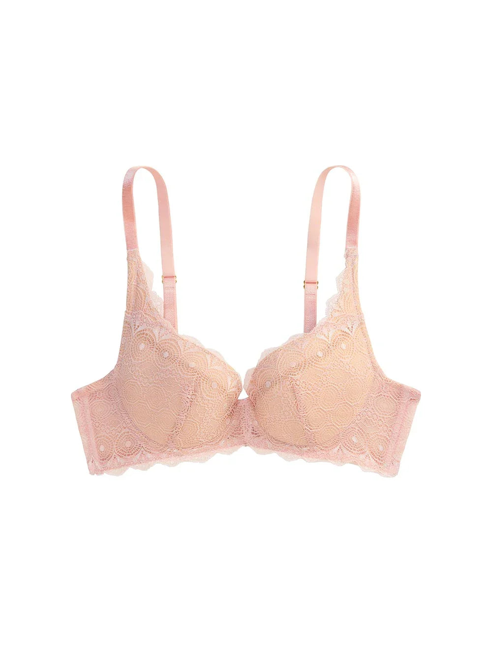 Naomi Lace Bra, Petite, Demi-Cup, Removable Padding, Push-Up