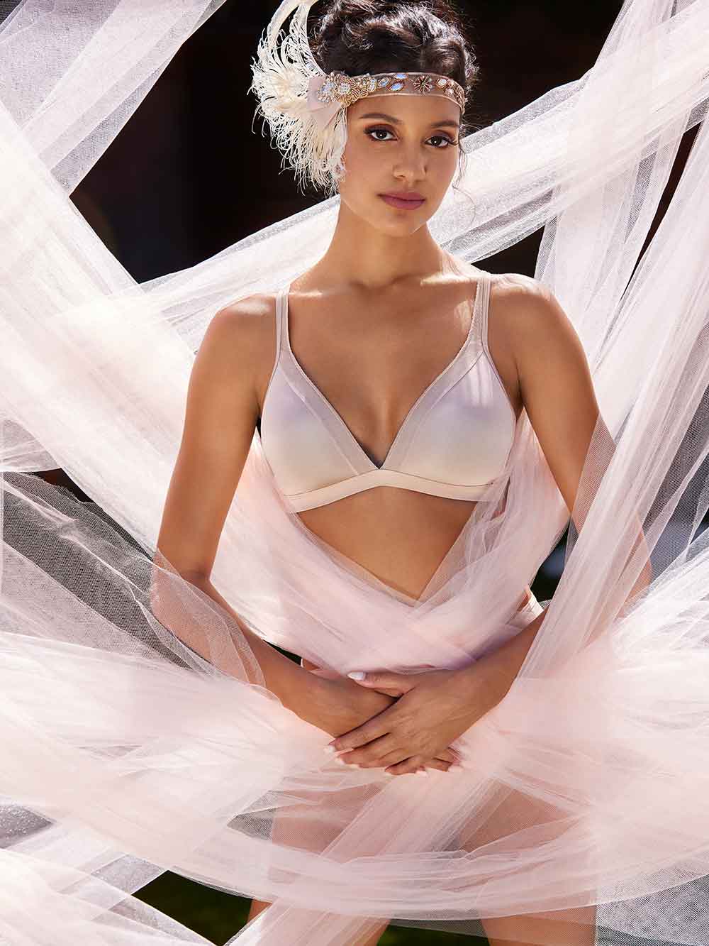 Erika Wire-free Bra, Petite, Lightly Padded, Smooth Cup, T-Shirt Bra
