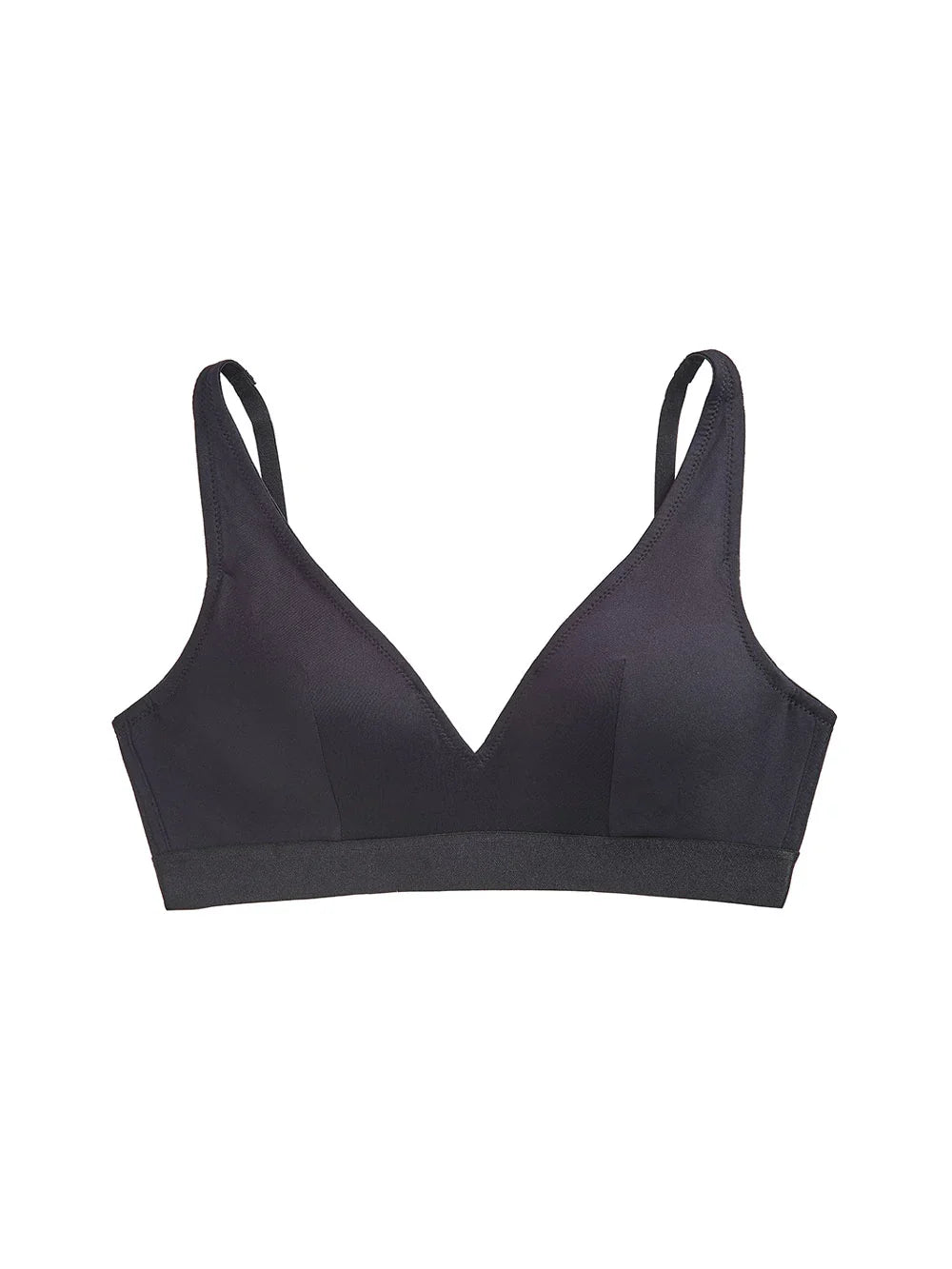 Jamie Wire-Free Bra, Petite, Light Push-Up, Deep-Plunge, AA Cups
