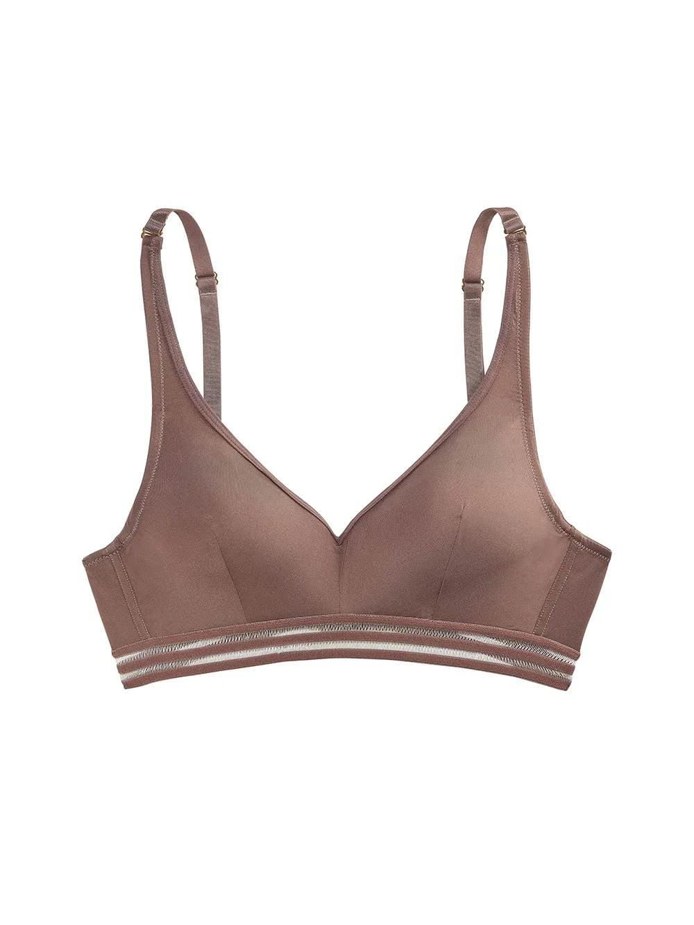 Hattie Wire-free Bra, Petite, Lightly Lined, Wide Band, Bralette