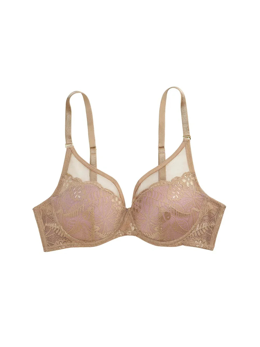 Ashly Lace Bra, Petite, Push-up, Demi-Cup, Small Sizes
