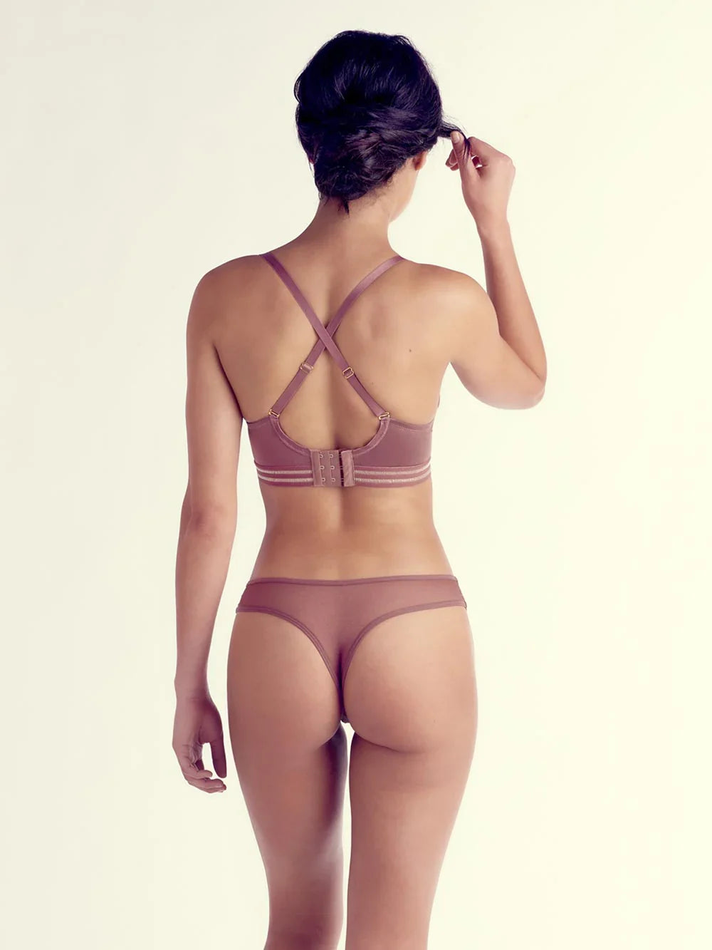 Hattie Wire-free Bra, Petite, Lightly Lined, Wide Band, Bralette