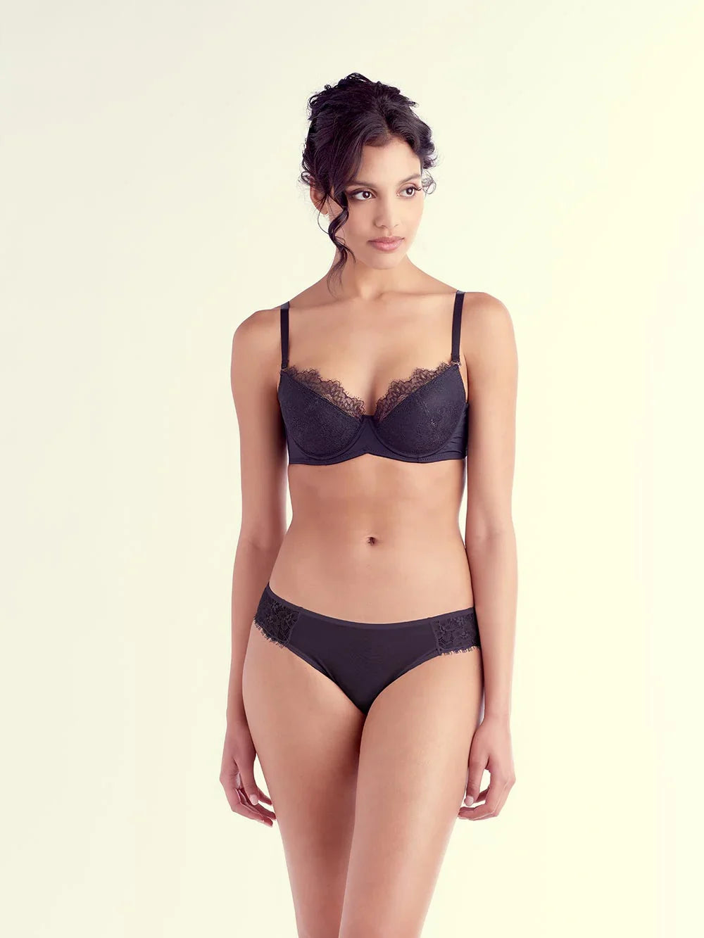 Teresa Lace Bra, Petite, Push-up, Demi-Cup, Small Sizes