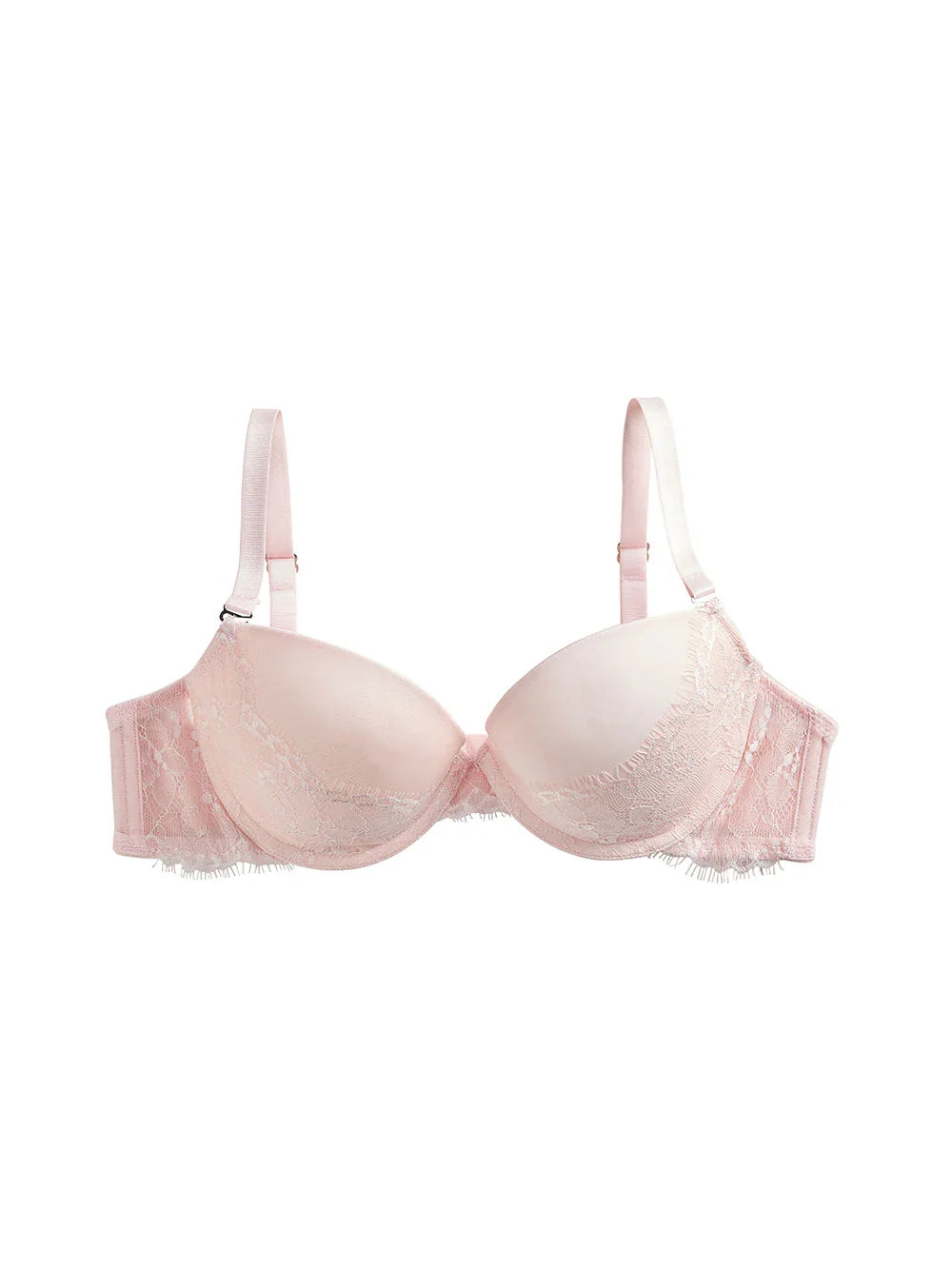 Ali D Demi-Cup bra, Petite, Smooth Cup, T-Shirt Bra, Push-Up, Lace