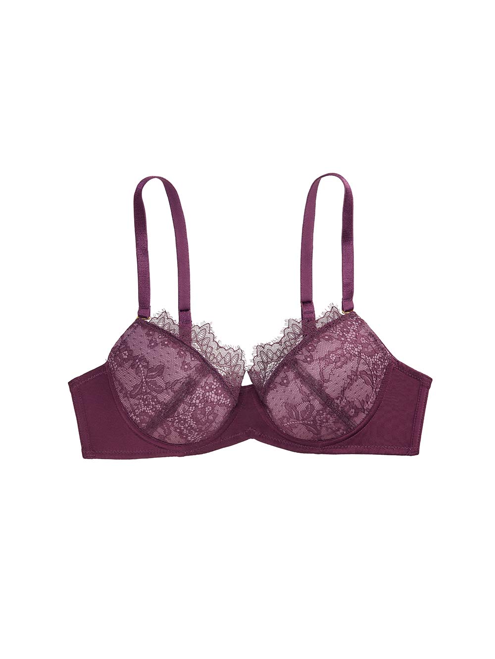 Teresa Lace Bra, Petite, Push-up, Demi-Cup, Small Sizes