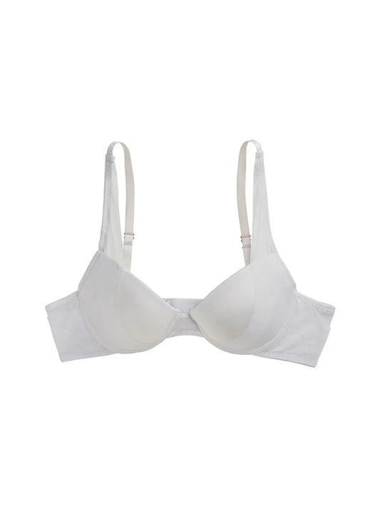 Fay Demi-Cup Bra, Petite, Contoured Cups, Smooth, Underwire, Push-Up
