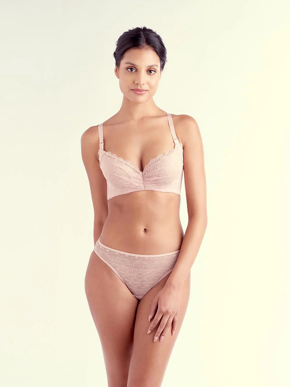 Wendy Mini Corset Bra, Petites, Extra Wide Band, Push-Up, Lace